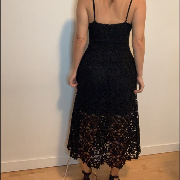 ASTR the label lace A-line midi dress, Black, Size - medium - Picture 5 of 6